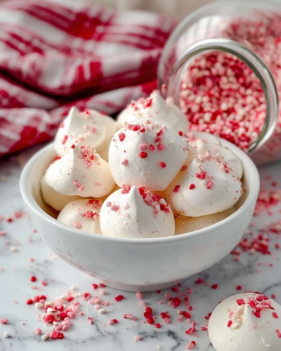 Peppermint Meringues Recipe