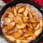 Apple Dutch Baby Pancake with Caramelized Apples and Chantilly Cream Recipe