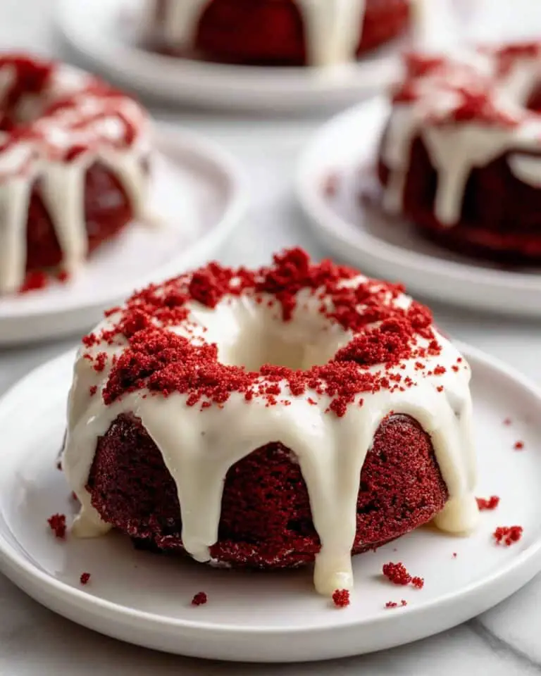 Red Velvet Mini Bundt Cakes Recipe
