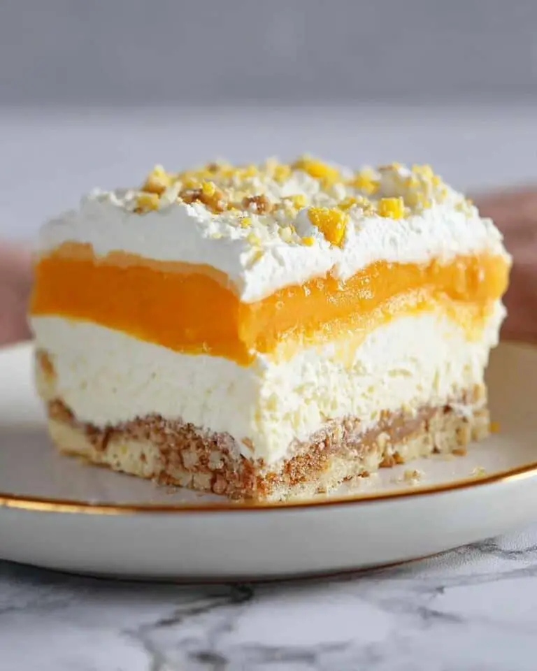 Pumpkin Cheesecake Lasagna with Nutty Shortbread Crust Recipe