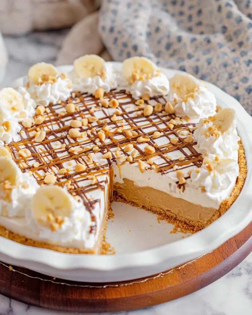 Banana Peanut Butter Cream Pie Recipe
