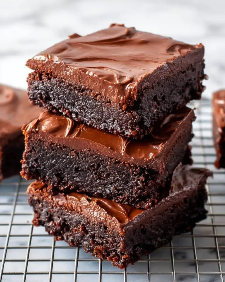 Lunch Lady Frosted Brownies Recipe