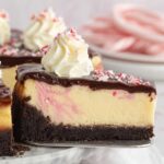 Baked Peppermint Bark Cheesecake Recipe