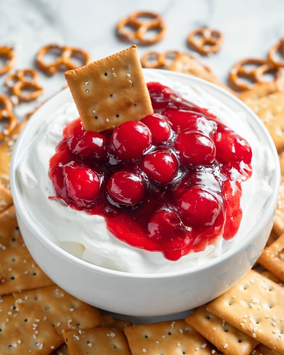 Easy Cherry Cheesecake Dip Recipe