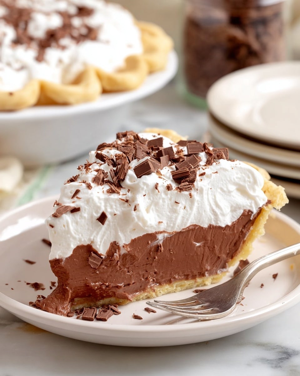 Easy No-Bake Old Fashioned Chocolate Pie Recipe