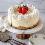 Classic Vanilla Cheesecake with Graham Cracker Crust Recipe