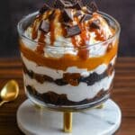 Salted Caramel Brownie Cheesecake Trifle Recipe