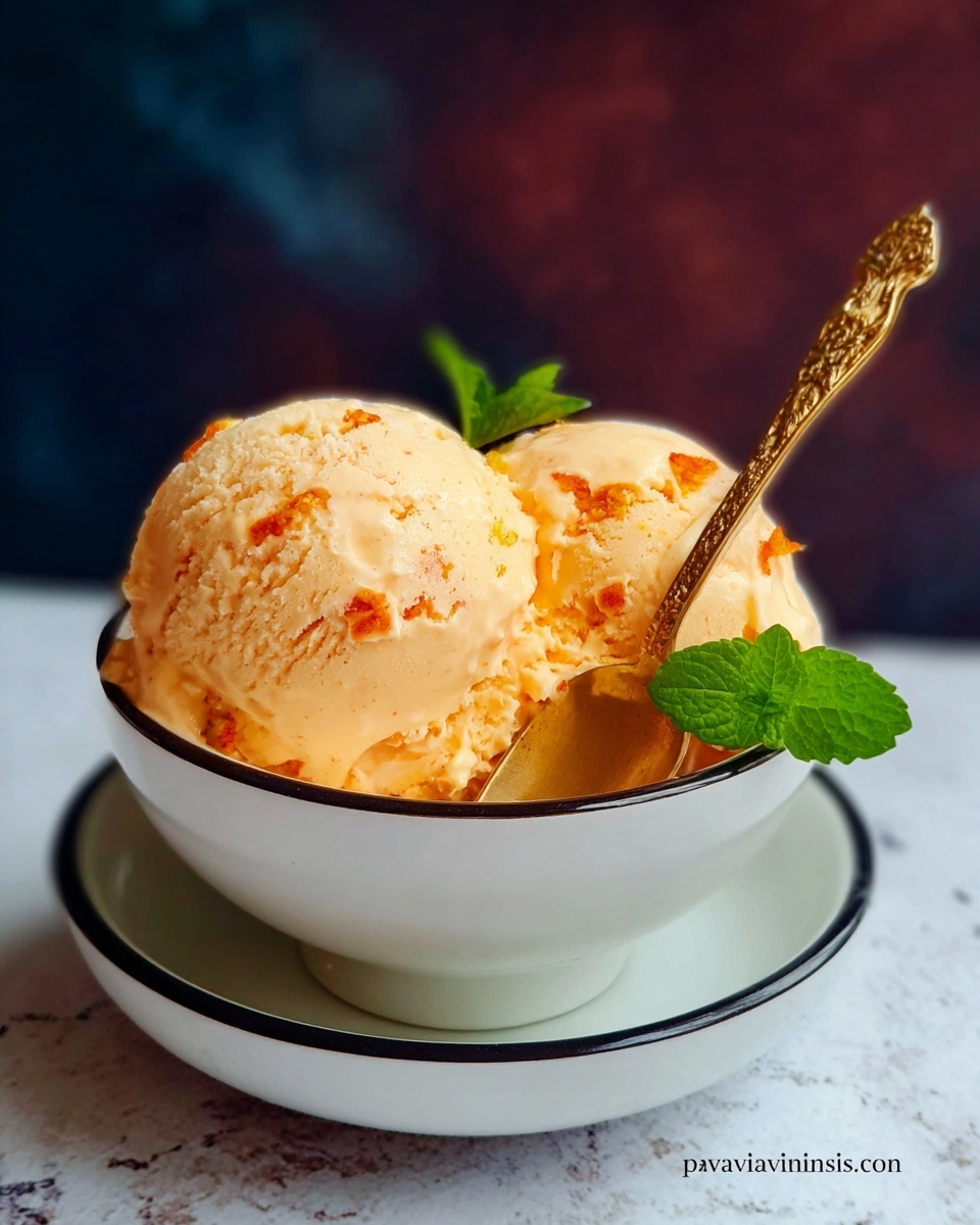 Mango Cheesecake Ice Cream Recipe
