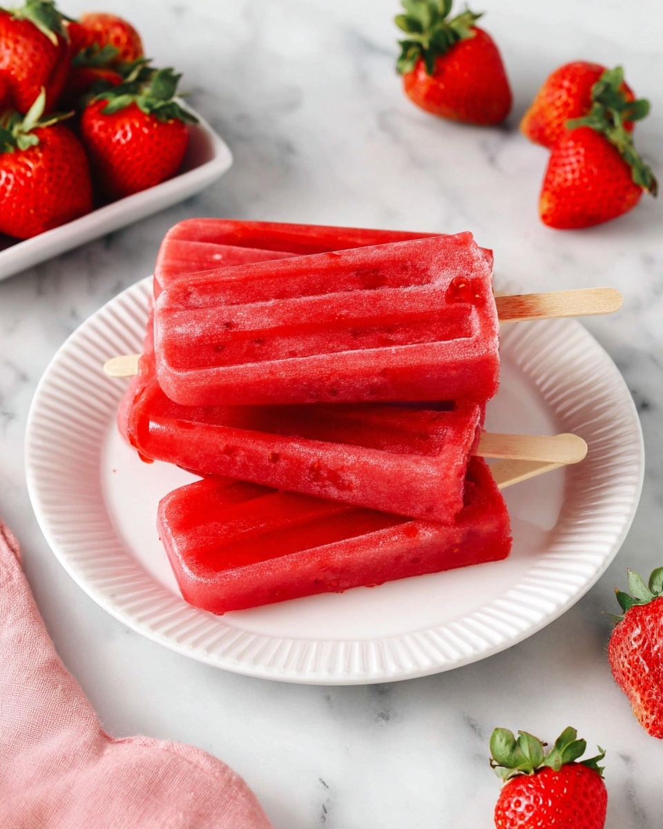 Strawberry Popsicles Recipe