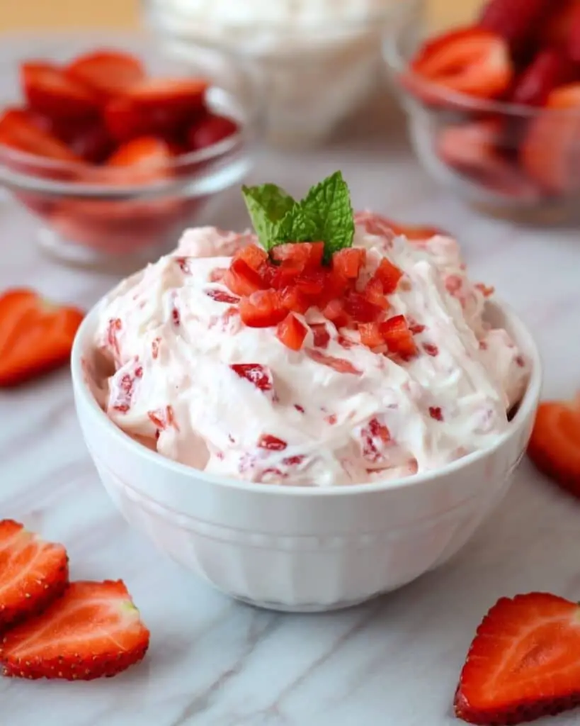 Strawberry Cheesecake Fluff Salad Recipe