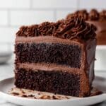 One-Bowl Moist Chocolate Fudge Cake with Creamy Ganache Recipe