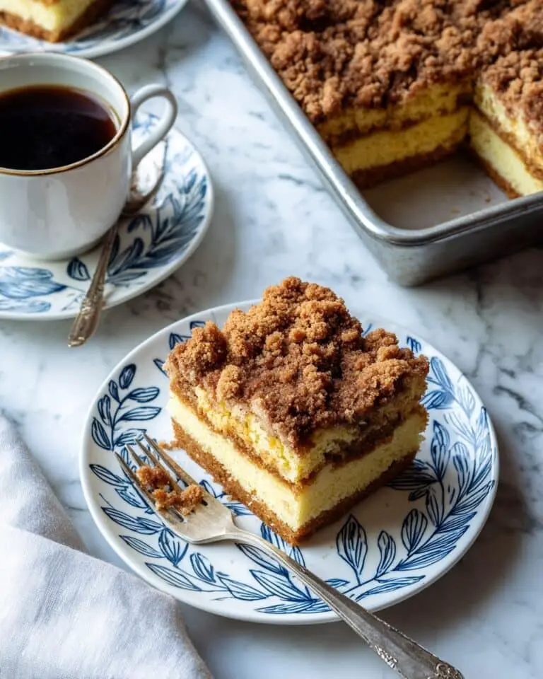 Classic Coffee Cake with Streusel Topping Recipe