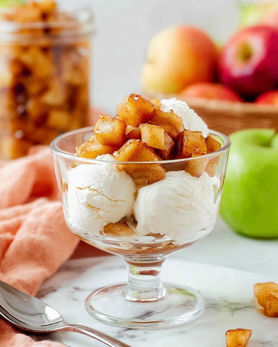 Warm Apple Compote Topping Recipe