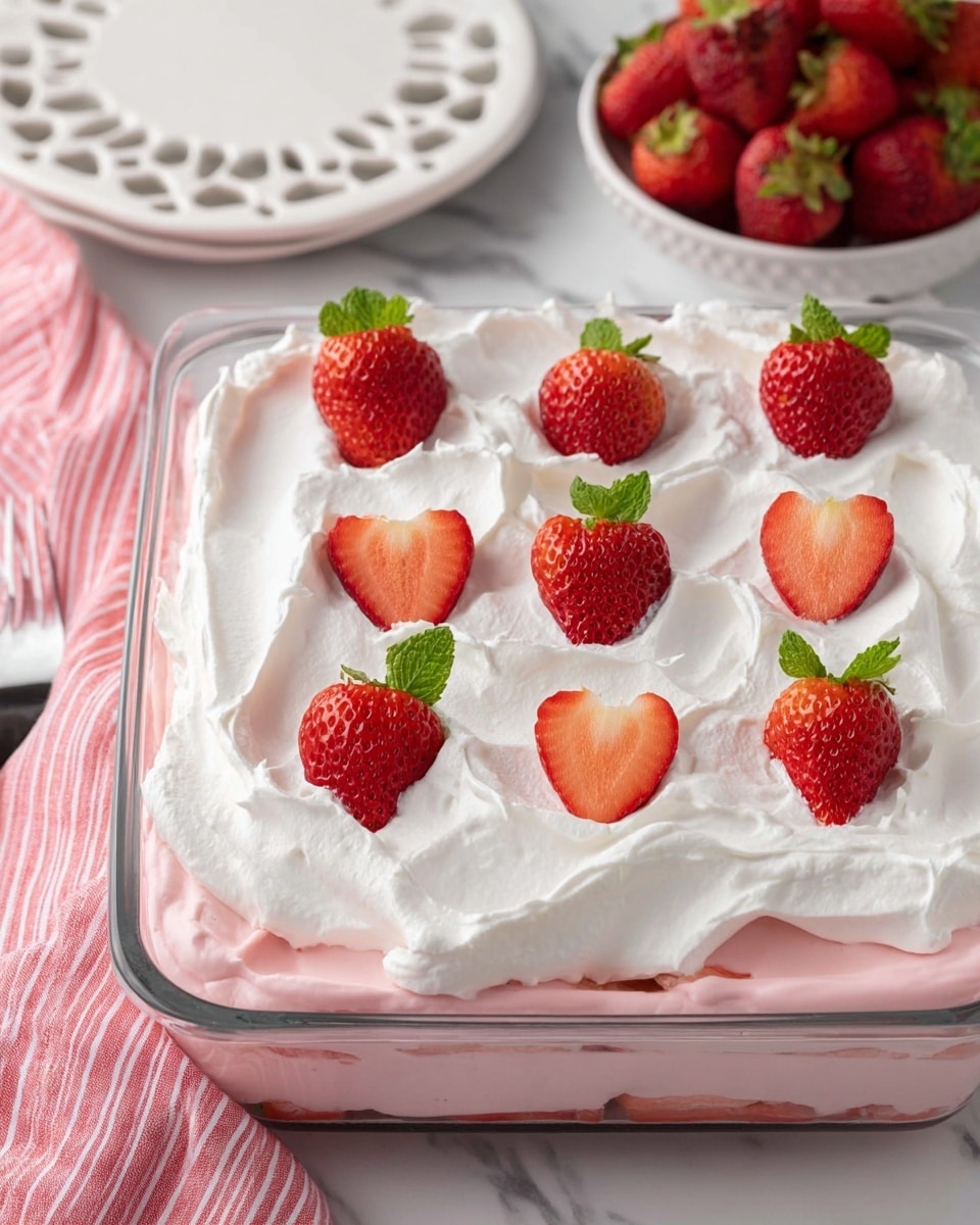 Bake Strawberry Angel Food Cake (Only 4 Ingredients) Recipe