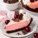 No Bake Black Forest Cherry Jello Pie Recipe