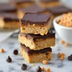 Peanut Butter and Chocolate Rice Krispie Squares Recipe