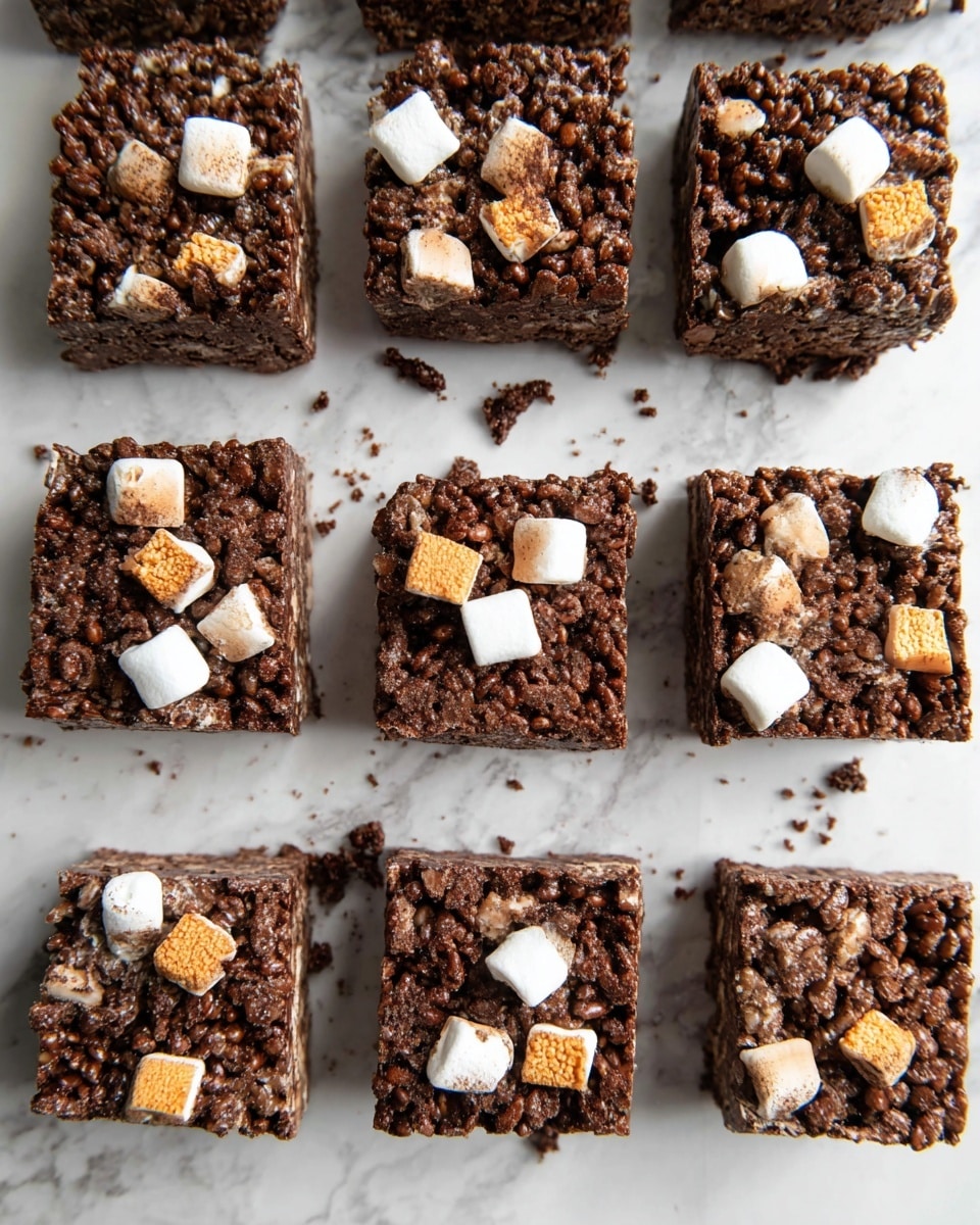 Chocolate Peanut Butter Rice Krispie Treats Recipe
