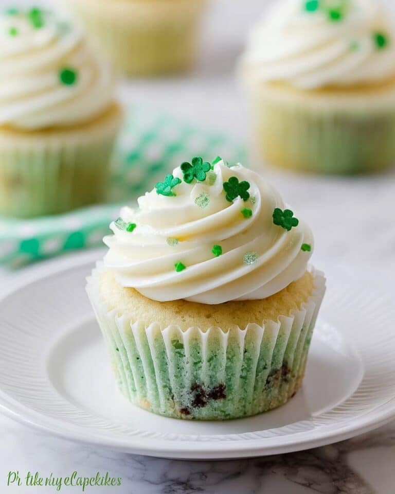 Pistachio Cupcakes for St. Patrick’s Day Recipe