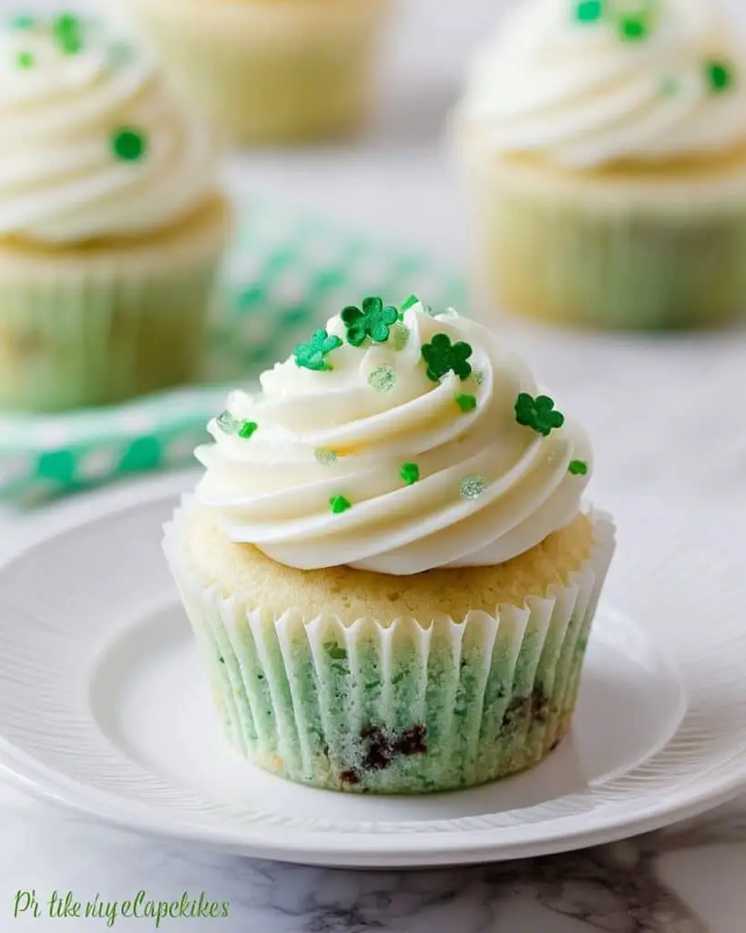 Pistachio Cupcakes for St. Patrick’s Day Recipe