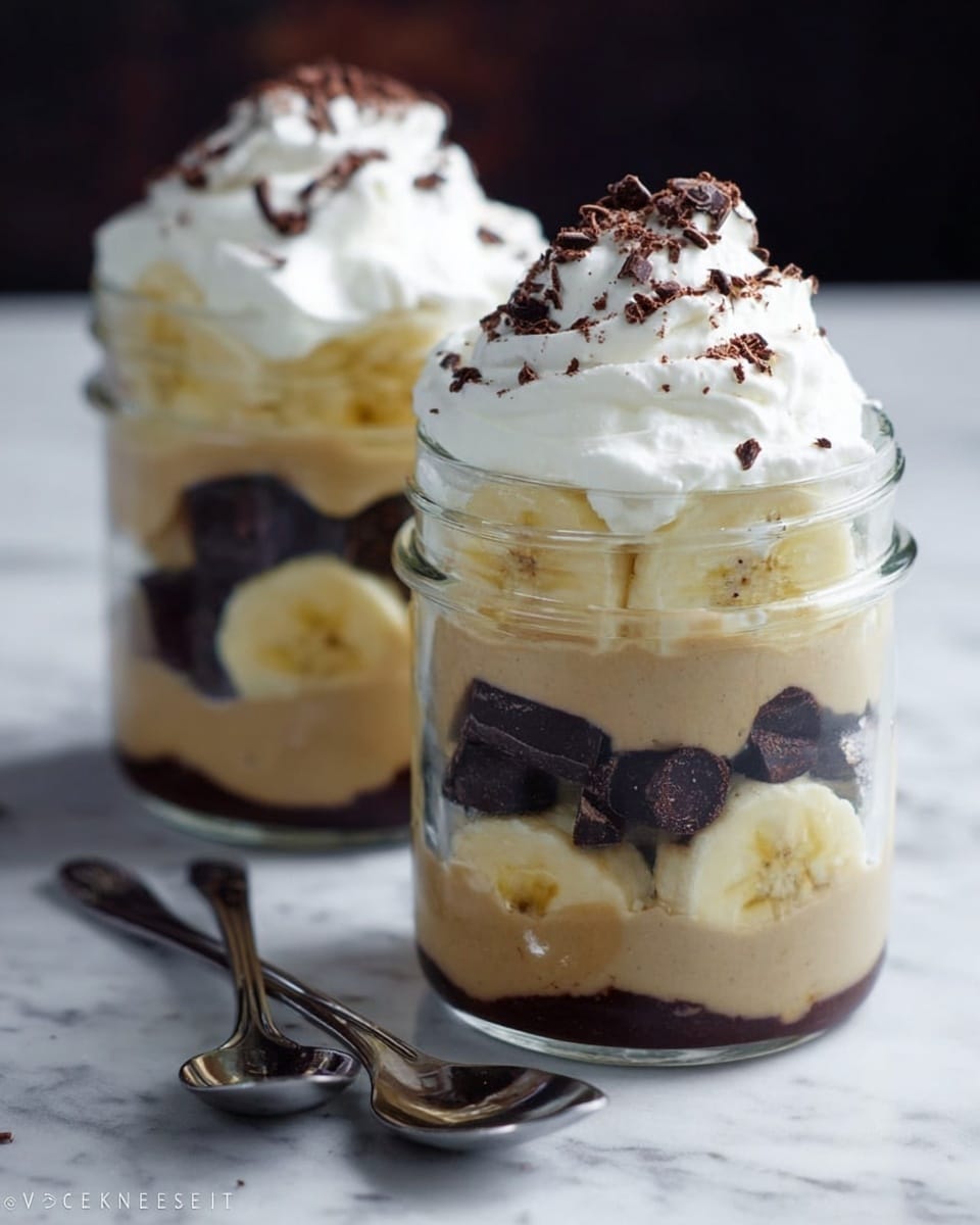 Chocolate Peanut Butter Banana Trifle Recipe