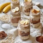 Banana Overnight Oat and Yogurt Parfaits Recipe