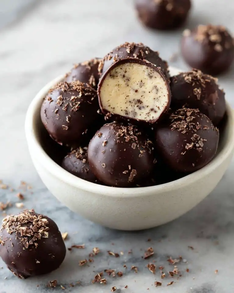 Chocolate-Dipped Banana Bread Truffles Recipe