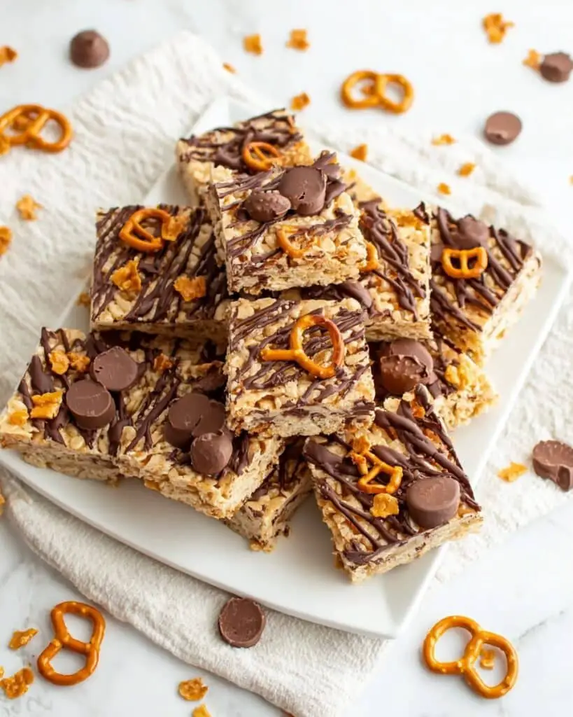 Chocolate Peanut Butter Rice Krispy Treats Recipe