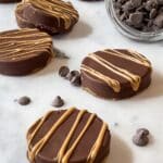 4 Ingredient Chocolate Peanut Butter No-Bake Cookies Recipe