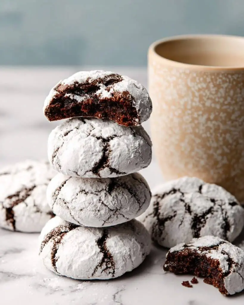 Vegan Crinkle Cookies Recipe