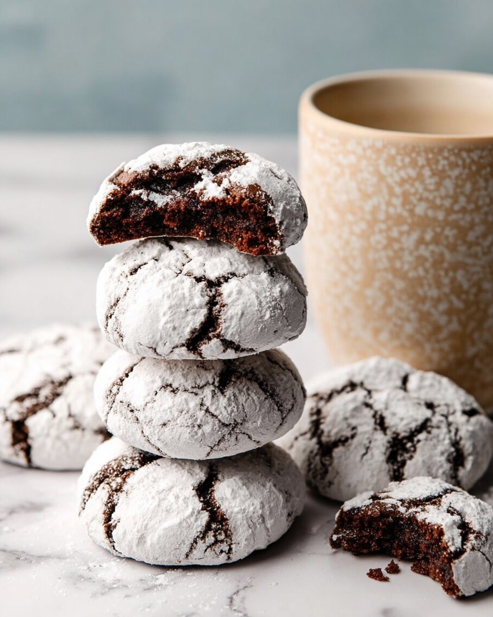 Vegan Crinkle Cookies Recipe