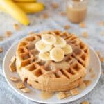 Cinnamon Toast Crunch Waffles with Cereal Milk Glaze Recipe