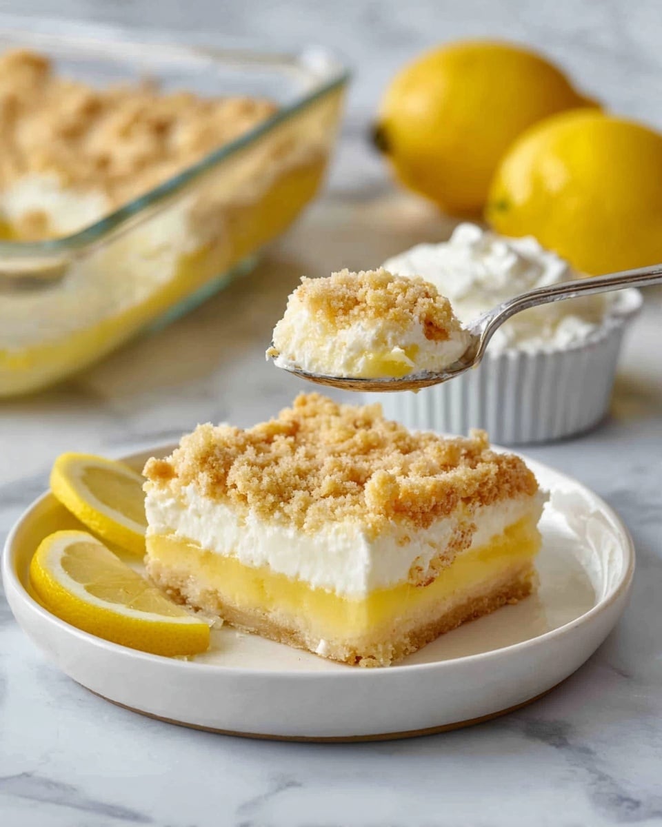 Lemon Cream Cheese Dump Cake Recipe