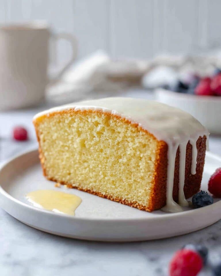 Lemon Pound Cake with Lemon Glaze Recipe