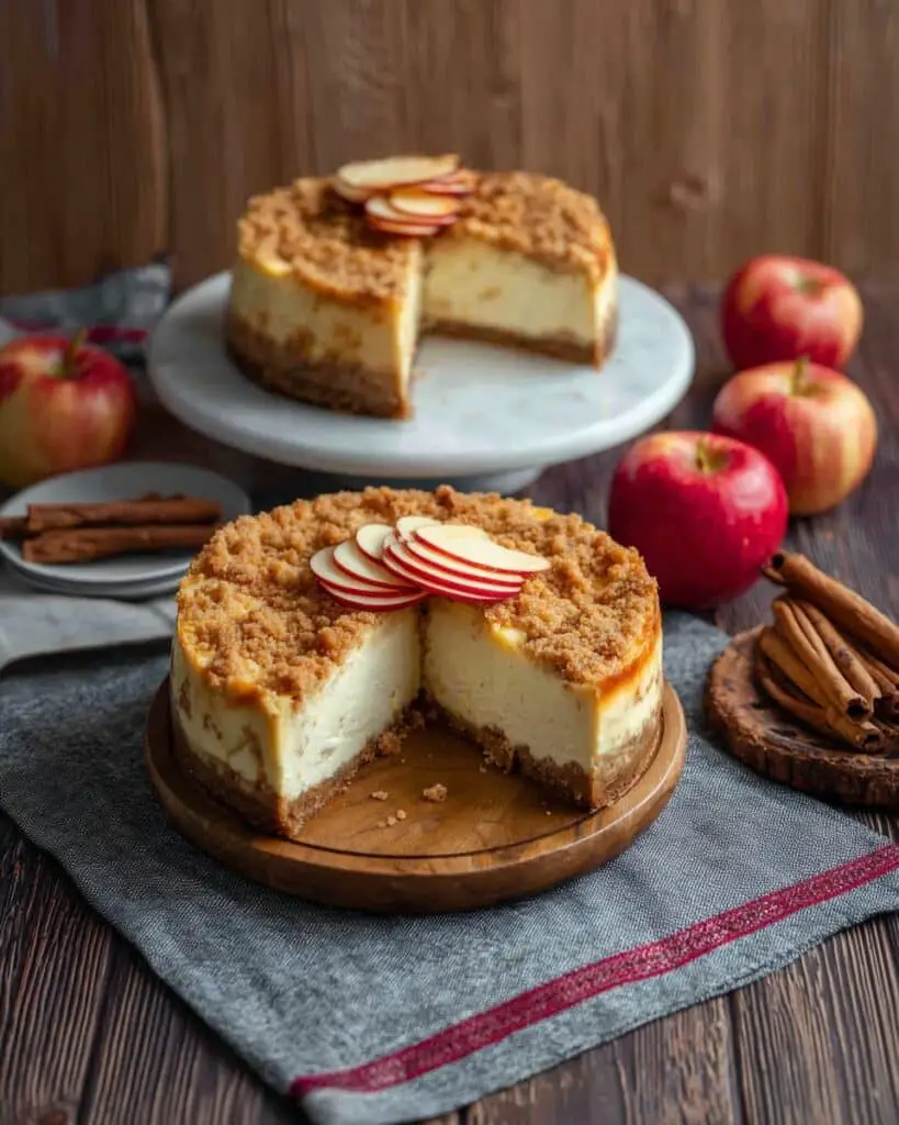 Apple Crumble Cheesecake Recipe