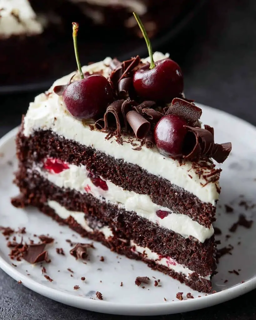 Traditional German Black Forest Cake Recipe
