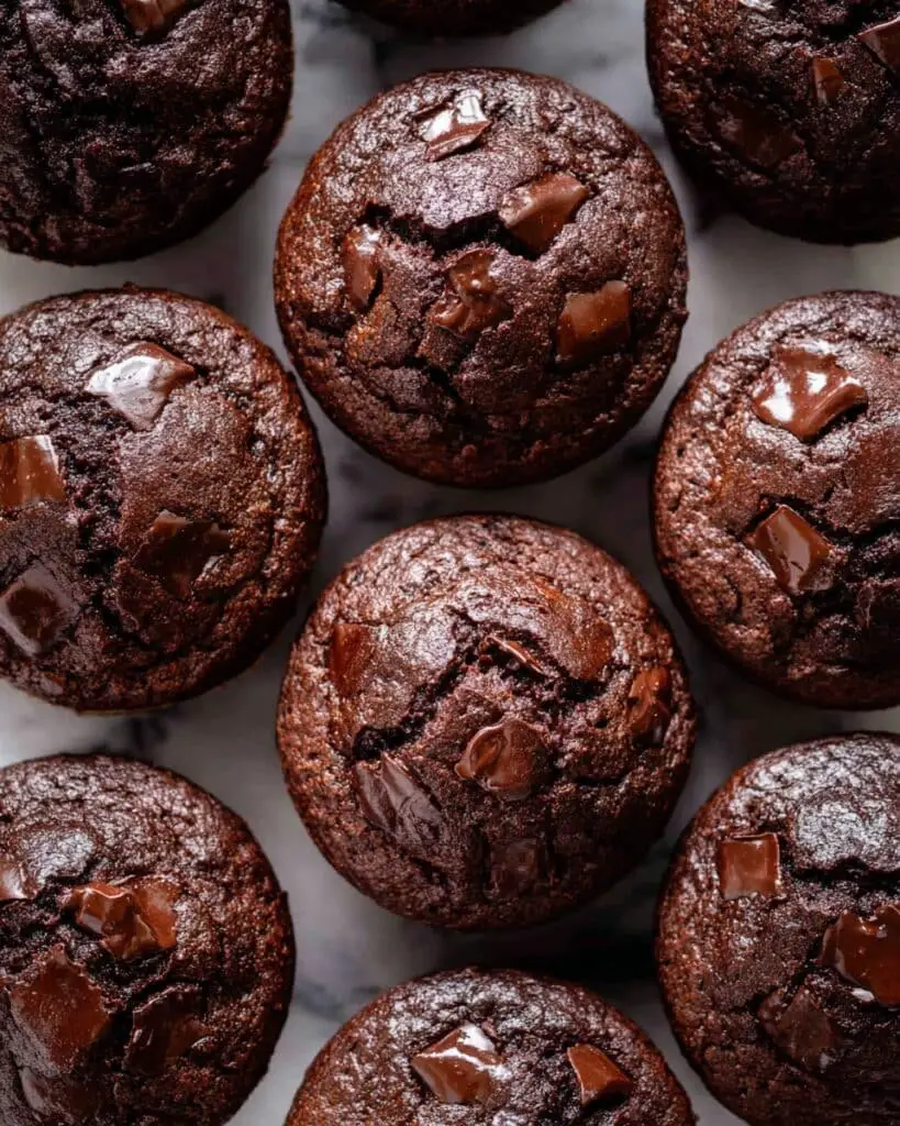 Double Chocolate Chunk Muffins Recipe