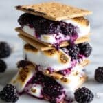 Blackberry White Chocolate S'mores Recipe