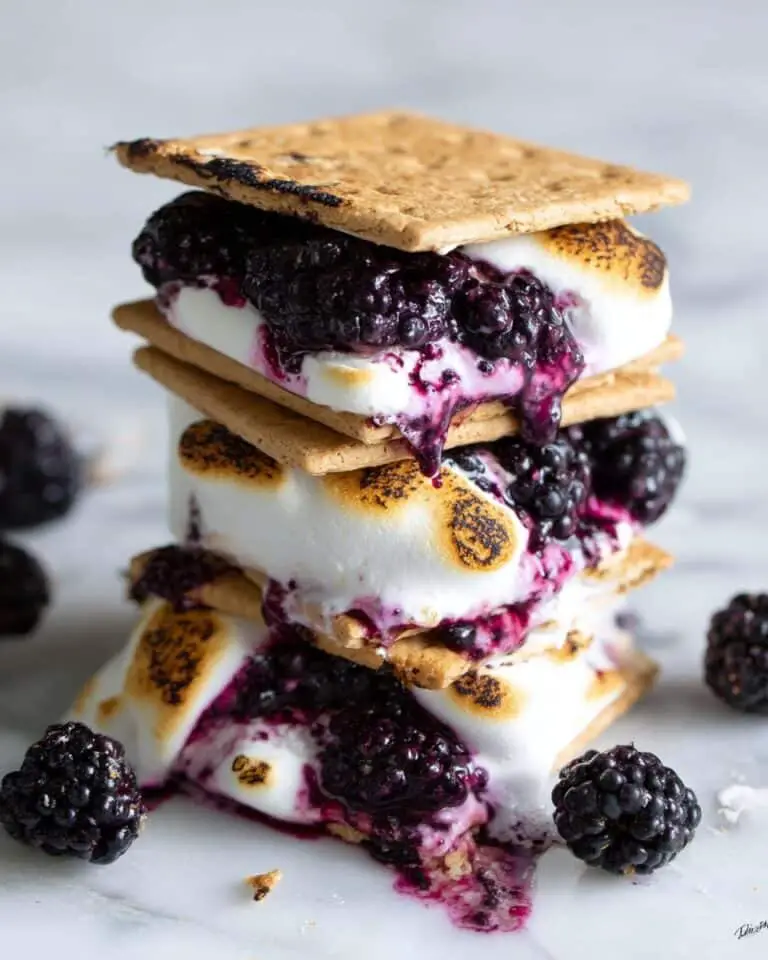 Blackberry White Chocolate S’mores Recipe