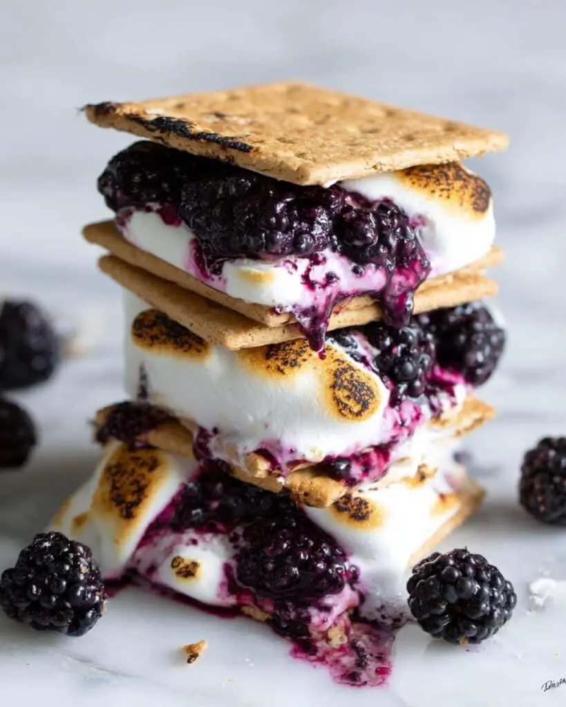 Blackberry White Chocolate S’mores Recipe