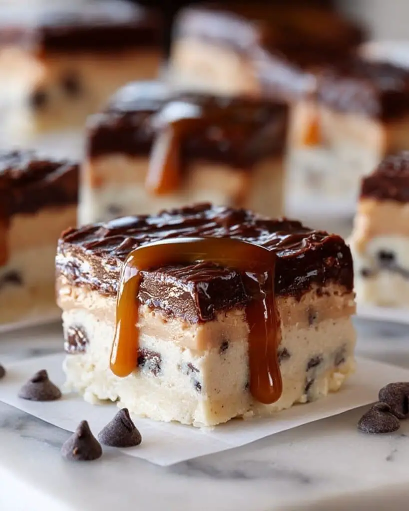 Cookie Dough Billionaire Bars Recipe