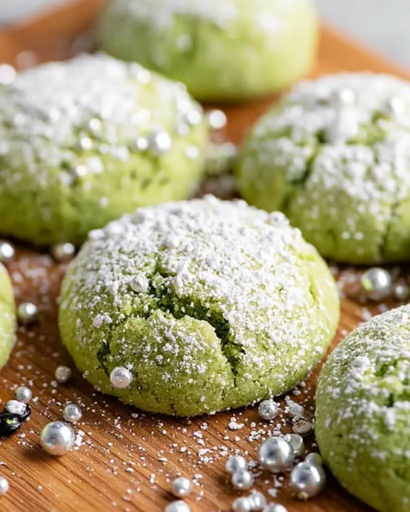 Matcha Snowball Cookies Recipe