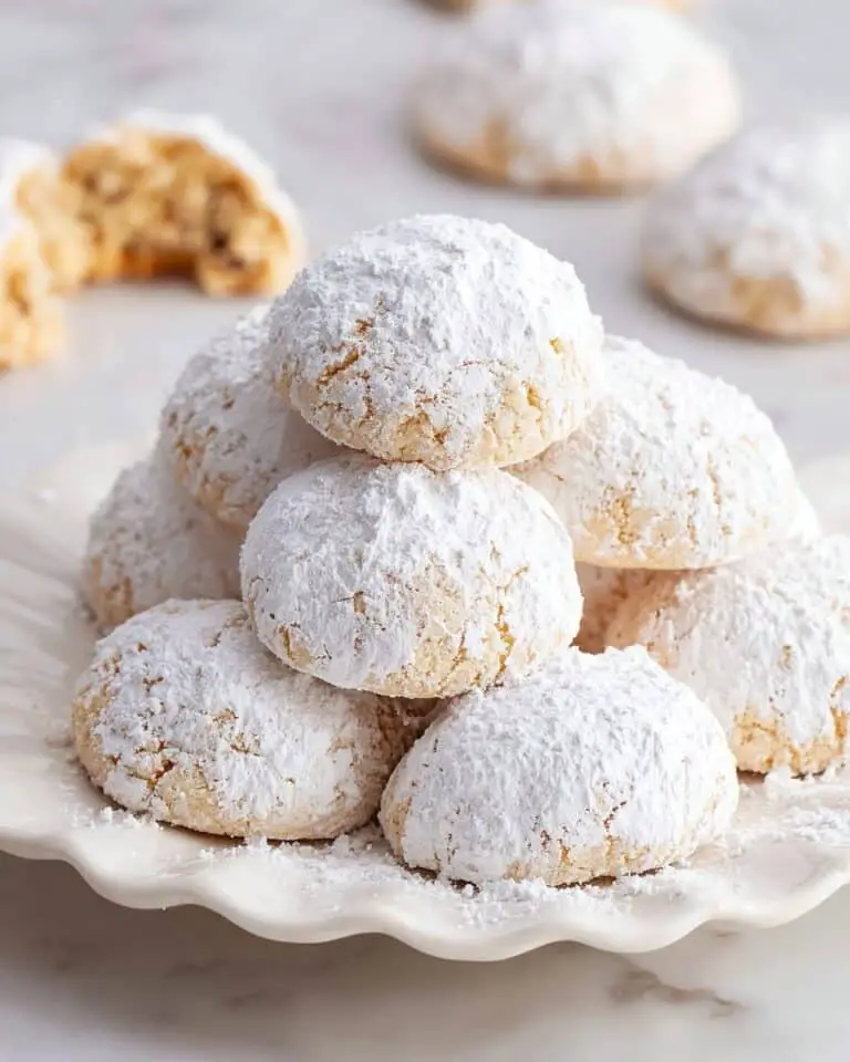 4 Ingredient Healthier Snowball Cookies Recipe