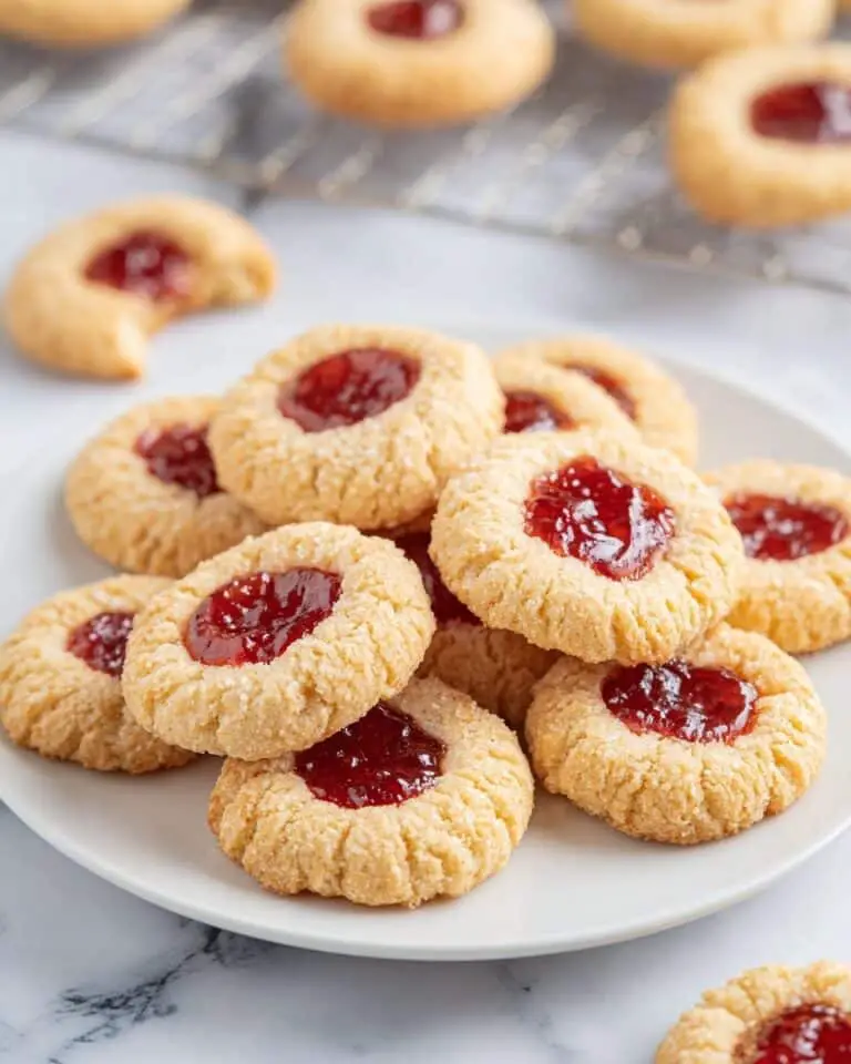 3 Ingredient Thumbprint Cookies Recipe