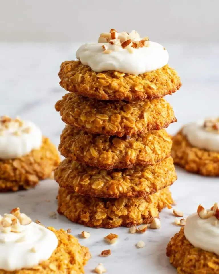 Healthy Carrot Cake Oatmeal Cookies Recipe