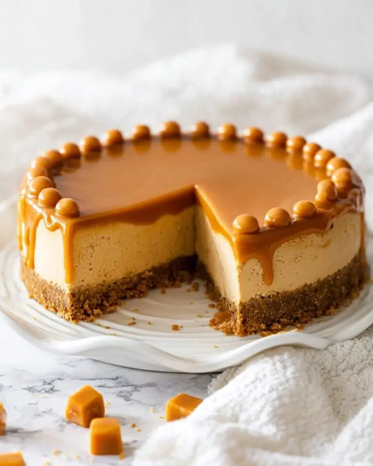 Loaded Butterscotch Cheesecake Recipe