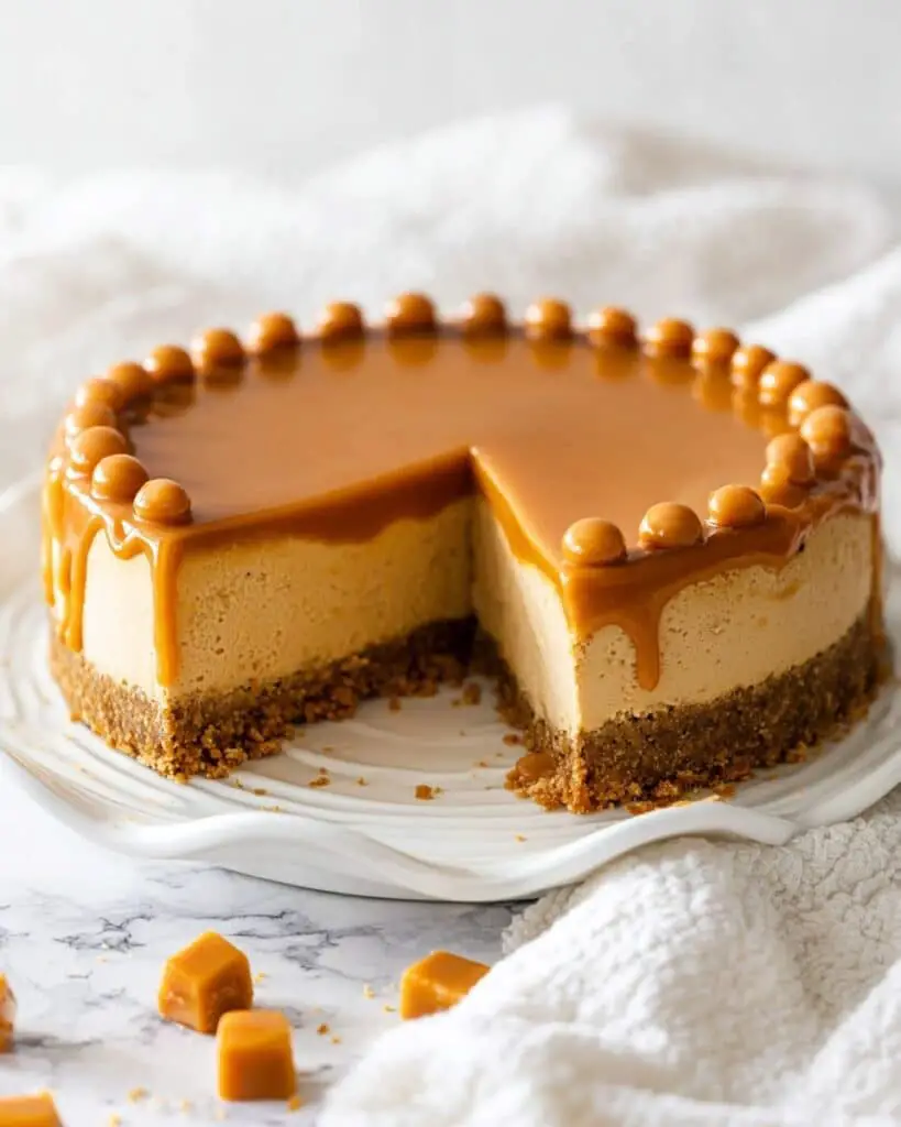 Loaded Butterscotch Cheesecake Recipe
