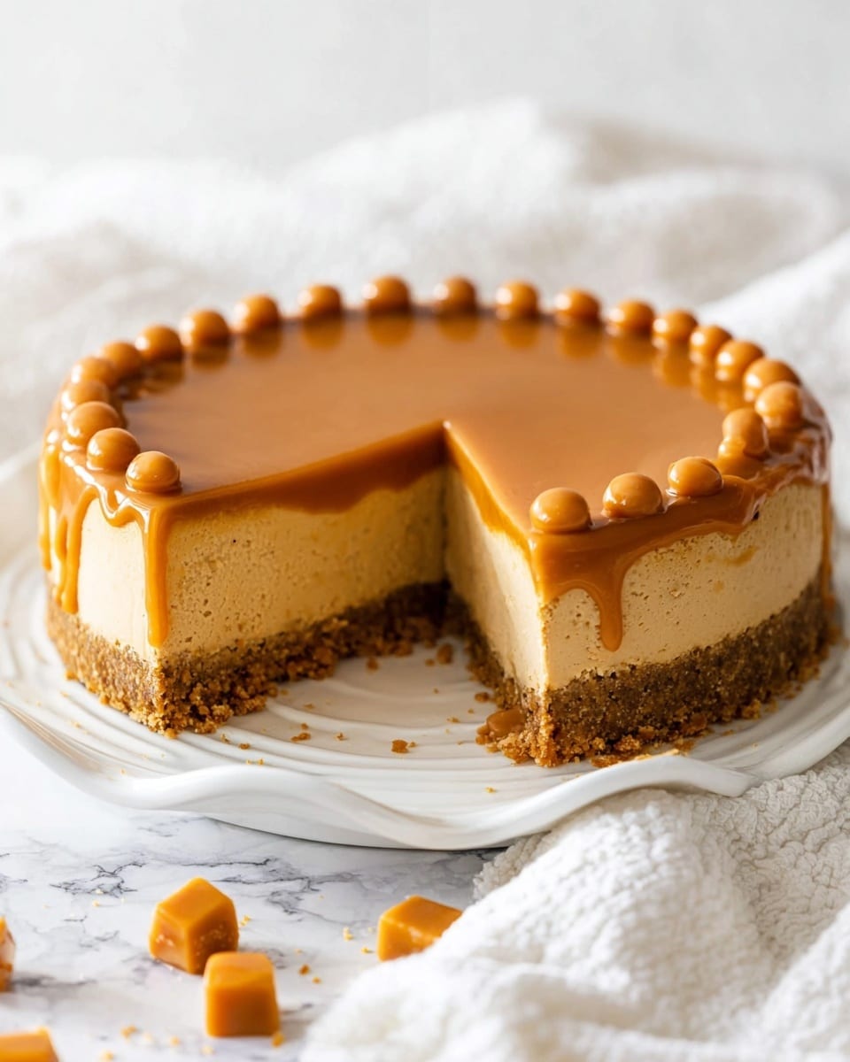 Loaded Butterscotch Cheesecake Recipe