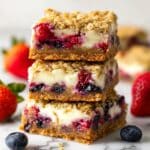 Berry Oatmeal Cheesecake Cookie Bars Recipe