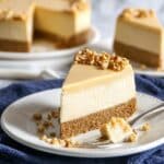 Peanut Butter Cheesecake with White Chocolate Ganache and Chopped Peanuts Recipe