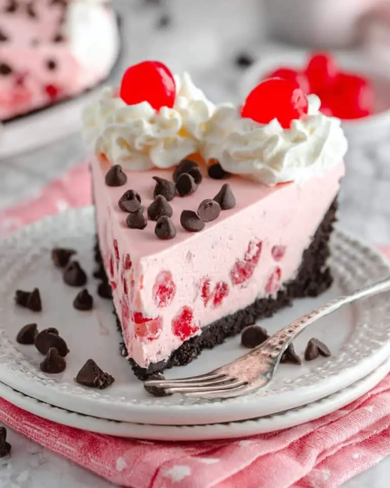 Cherry Chocolate Chip Ice Cream Pie Recipe